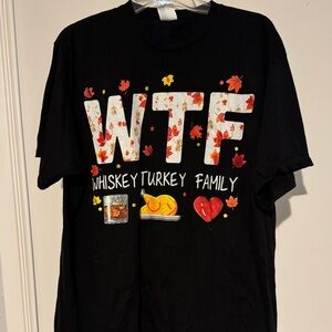 Port and Company Black Short Sleeve Tee - Whiskey Turkey Family